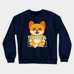 Shiba dad| Crypto gift Crewneck Sweatshirt